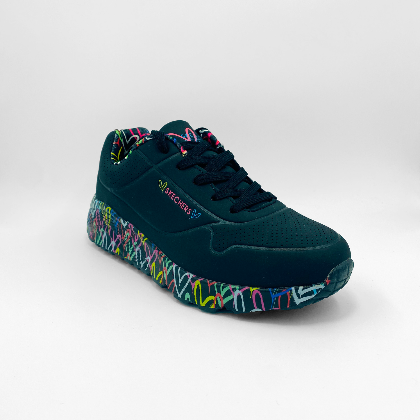 Skechers x JGoldcrown: Uno Lite - Lovely Luv "Black"