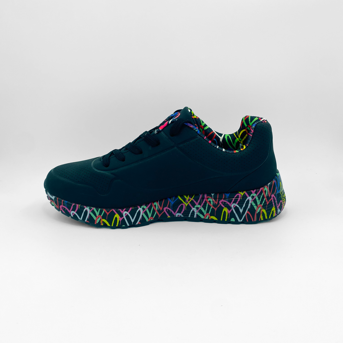 Skechers x JGoldcrown: Uno Lite - Lovely Luv "Black"