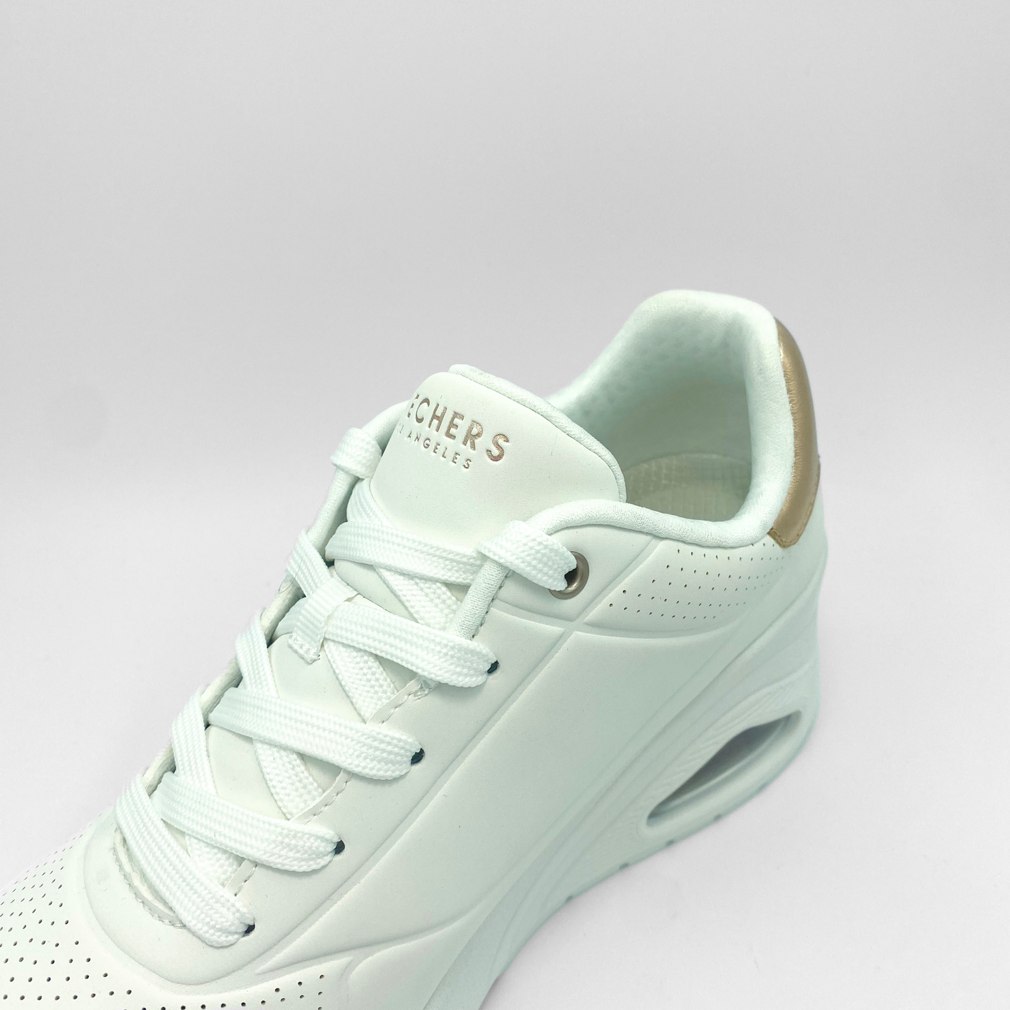 Skechers Uno Wedge - HI Steps White